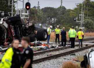 Brightline Train Collision with Fire Truck in Florida Leaves 15 Injured brightline-train-collision-with-fire-truck-in-florida-leaves-15-njured