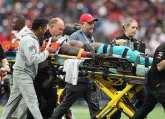 Grant DuBose Leaves Game on Stretcher After Scary Hit vs Texans: Dolphins Update grant-dubose-leaves-game-on-stretcher-after-scary-hit-vs-texans-dolphins-update