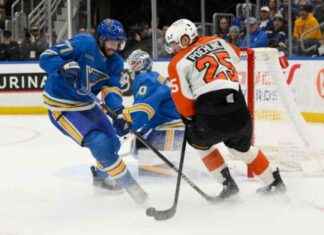 Flyers Beat Blues 3-2 in Overtime Thriller news-01122024-164418