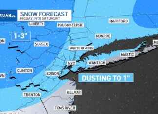 NYC Weather Forecast: Potential First Snowfall of the Season by Saturday Morning nyc-weather-forecast-potential-first-snowfall-of-the-season-by-saturday-morning