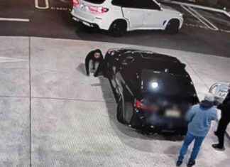 Thief Caught on Camera Sneaking into Car and Stealing It from New Jersey Gas Station thief-caught-on-camera-sneaking-into-car-and-stealing-t-from-new-jersey-gas-station