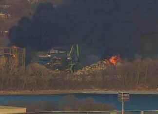 Massive Junkyard Fire at Camden Waterfront: Black Smoke Alert massive-junkyard-fire-at-camden-waterfront-black-smoke-alert