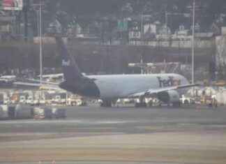Cargo Plane Emergency Landing Newark Due to Bird Strike cargo-plane-emergency-landing-newark-due-to-bird-strike