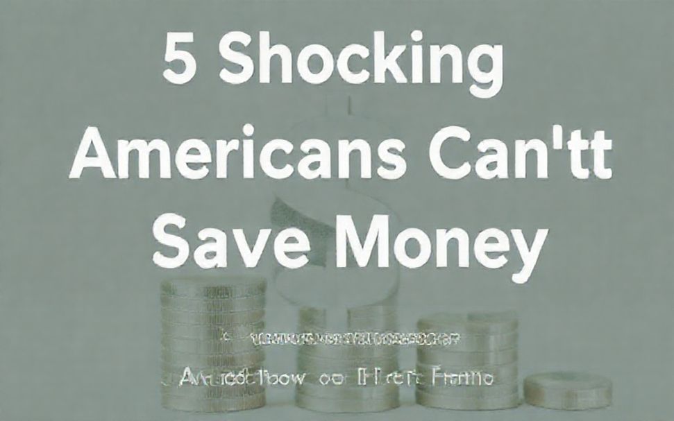 5 Shocking Reasons Americans Can’t Save Money (And How to Fix Them)*
