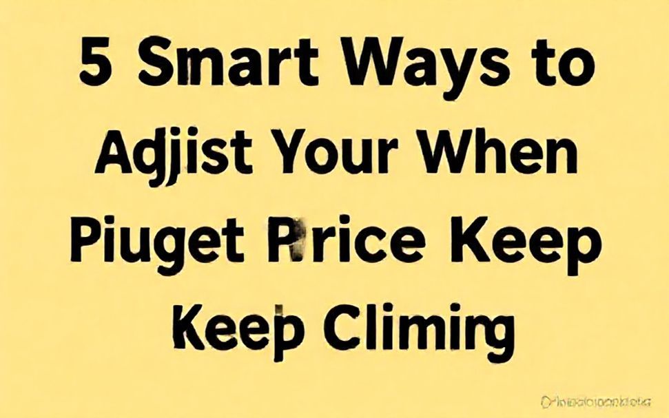 Understanding How Rising Prices Impact Your Family Budget 3 5 Smart Ways to Adjust Your Budget When Prices Keep Climbing*