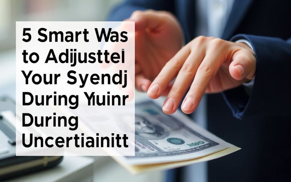 5 Smart Ways to Adjust Your Spending During Economic Uncertainty*
