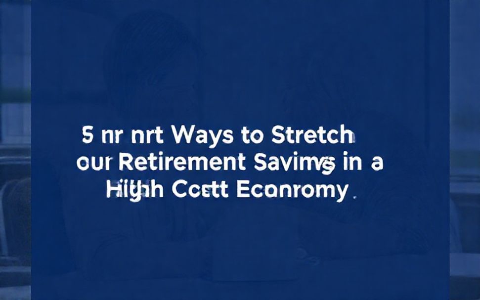 Rising Costs: How Seniors Can Protect Their Financial Future 3 5 Smart Ways to Stretch Your Retirement Savings in a High-Cost Economy*