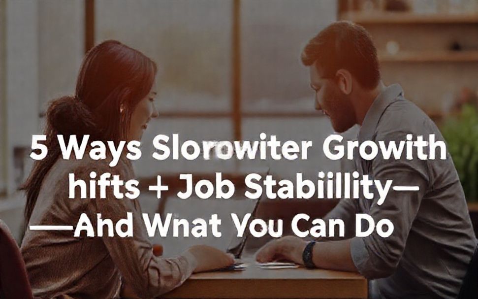 Slower Growth: How It Shapes Job Opportunities and Stability 2 5 Ways Slower Growth Shifts Job Stability—And What You Can Do*