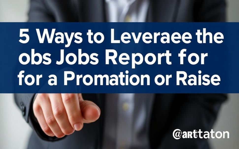 5 Ways to Leverage the Jobs Report for a Promotion or Raise*