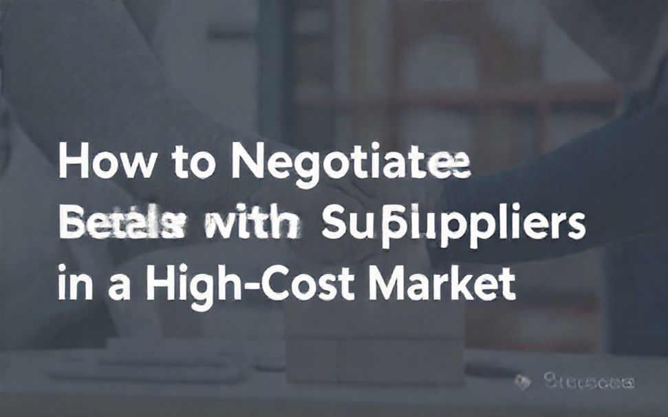 Navigating Rising Costs: Strategies for Small Retailers to Thrive 4 How to Negotiate Better Deals with Suppliers in a High-Cost Market*
