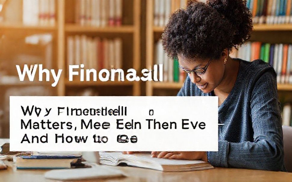 Why Financial Literacy Matters More Than Ever—And How to Get Started*