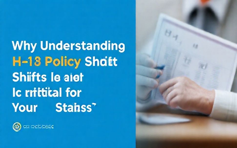 Why Understanding H-1B Policy Shifts Is Critical for Your Visa Status*