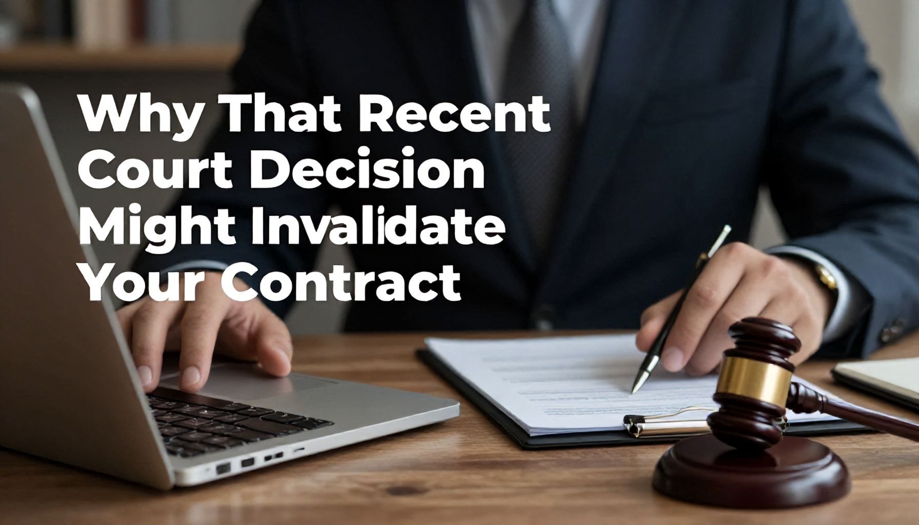 Understanding How Court Rulings Reshape Your Contracts 3 Why That Recent Court Decision Might Invalidate Your Contract