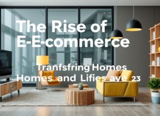 The Rise of E-commerce: Transforming Homes and Lifestyles The Rise of E-commerce: Transforming Homes and Lifestyles