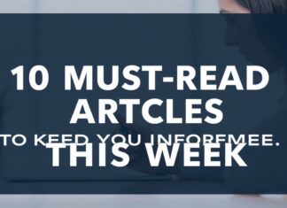 10 Must-Read Articles to Keep You Informed This Week 10 Must-Read Articles to Keep You Informed This Week