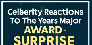 Celebrity Reactions to This Year’s Major Award Show Surprises Celebrity Reactions to This Year's Major Award Show Surprises