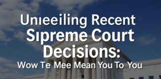 Unveiling Recent Supreme Court Decisions: What They Mean for You Unveiling Recent Supreme Court Decisions: What They Mean for You